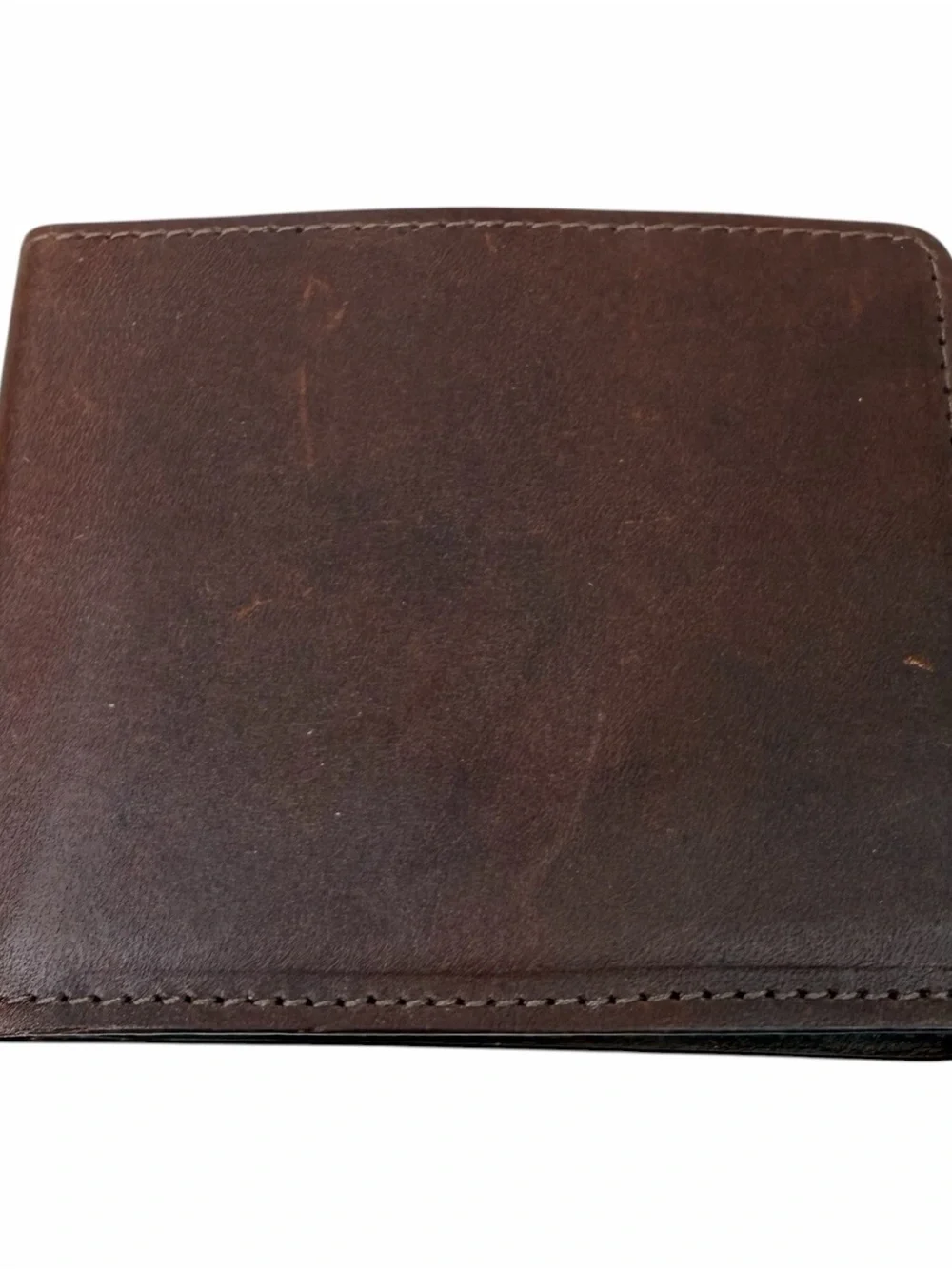 J. W. Hulme Co. Brown Leather Card Holder Bifold Wallet Business Card Money